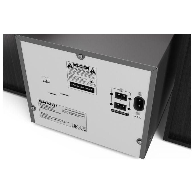 Sharp XL-B517D Microsistema Hi-Fi 45W DAB+ FM Bluetooth 5.0 Lettore CD USB AUX colore Nero