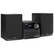 Sharp XL-B517D Microsistema Hi-Fi 45W DAB+ FM Bluetooth 5.0 Lettore CD USB AUX colore Nero