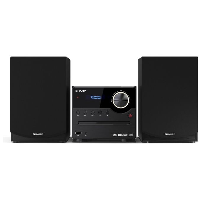 Sharp XL-B517D Microsistema Hi-Fi 45W DAB+ FM Bluetooth 5.0 Lettore CD USB AUX colore Nero