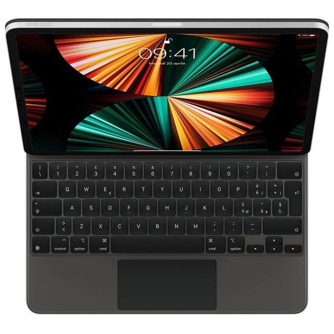 Apple MJQK3TA Magic Keyboard per iPad Pro 12.9'' Italiano Trackpad Tasti Retroilluminati colore Nero