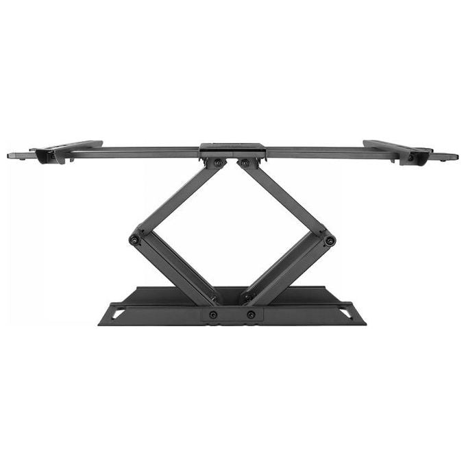 V7 WM1FM80 Supporto TV a Parete Full Motion 43'' 80'' VESA 600x400 mm carico 60 Kg colore Nero