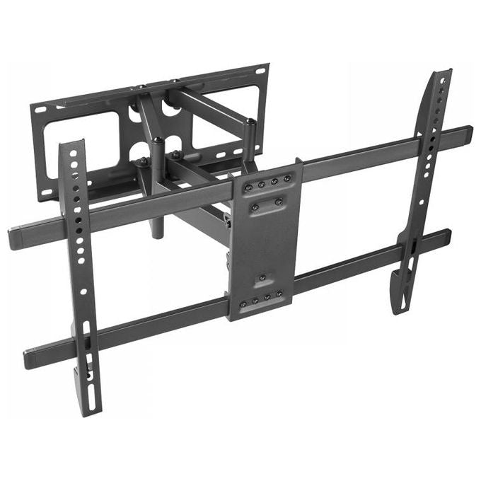 V7 WM1FM80 Supporto TV a Parete Full Motion 43'' 80'' VESA 600x400 mm carico 60 Kg colore Nero