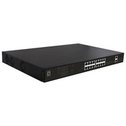LevelOne GEP-2021 Switch PoE Gigabit 20 porte 16 porte PoE 270 W 2 x SFP 1U colore Nero