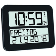 TFA TIMELINE MAX Orologio da Parete Nero