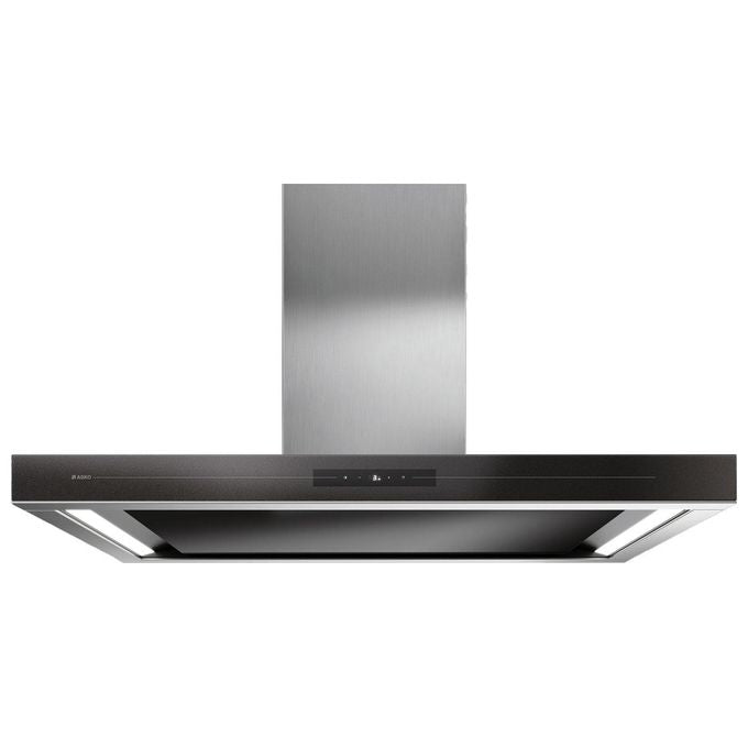 ASKO CI 41238 G Cappa Aspirante a Isola con Camino Classe energetica A 9 Velocita' 120cm Vetro Soft Black