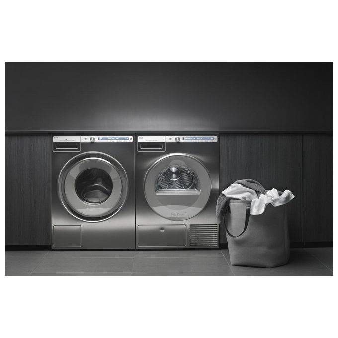 Asko T408HD.T.P Logic Asciugatrice Pompa di Calore 8 Kg Classe C 14 Programmi 64 dB (85x59,5x65,4 cm) colore Grigio Metallizzato