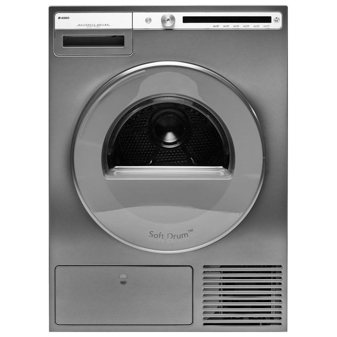 Asko T408HD.T.P Logic Asciugatrice Pompa di Calore 8 Kg Classe C 14 Programmi 64 dB (85x59,5x65,4 cm) colore Grigio Metallizzato