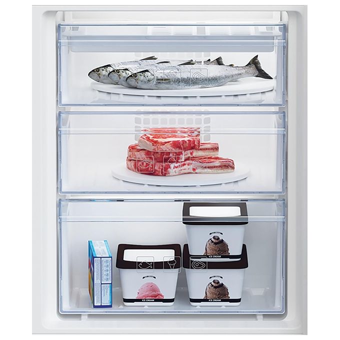 Beko BCSA285K4SN Frigorifero da Incasso Combinato 271 L 177,5 cm Classe E 35 dB MinFrost Porte Reversibili colore Bianco
