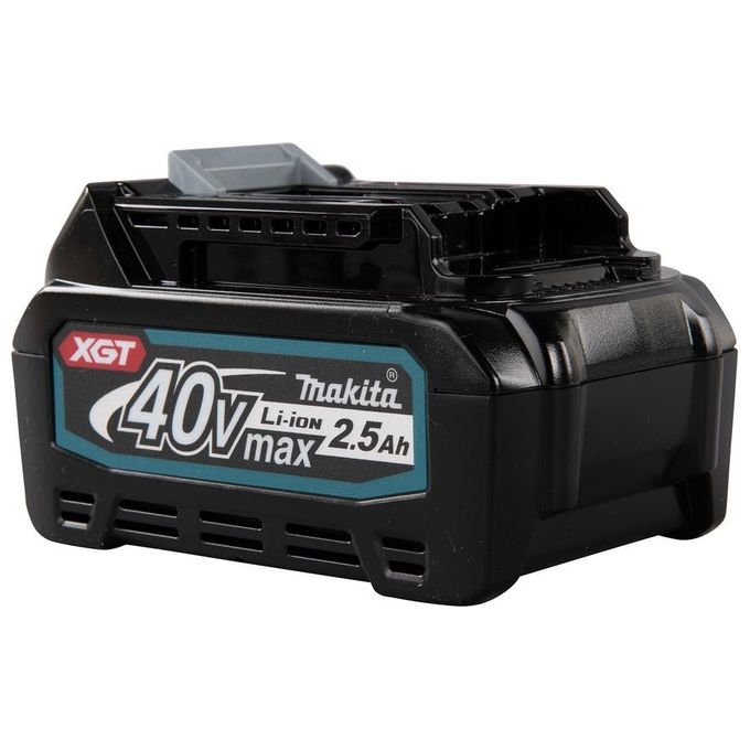 Makita 191B36-3 XGT Batteria 40 V max 2,5 Ah 90 Wh Comunicazione Digitale Ricarica 28 min colore Nero
