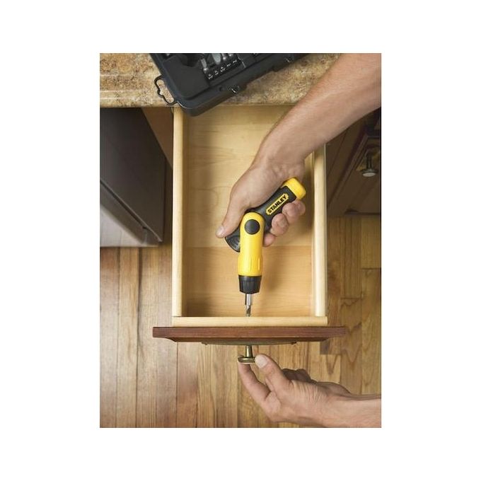 Stanley Set Giravite Portainserti a Cricchetto 25 Pezzi