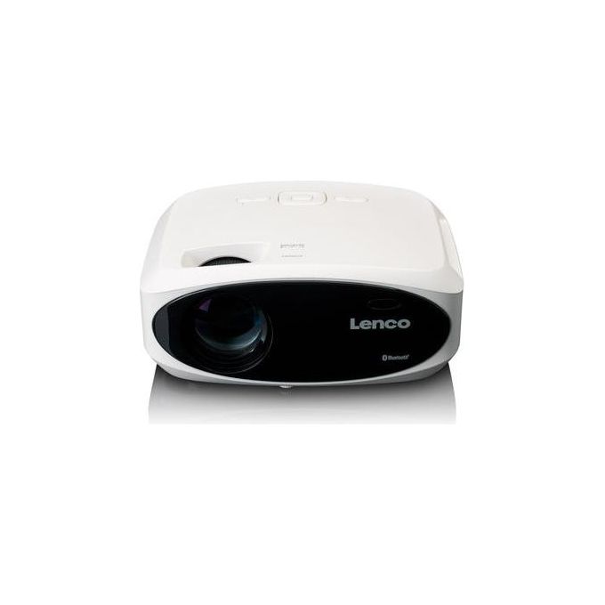 Lenco LPJ-900WH Proiettore Full HD LCD con Risoluzione 1920x1080 e Bluetooth 5.0 colore Bianco
