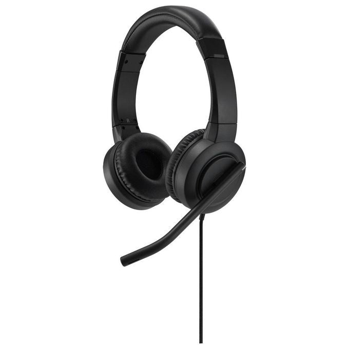 Kensington K83450WW Cuffie on-ear USB-C H1000 con microfono con cancellazione del rumore comandi integrati e Busy Light colore Nero