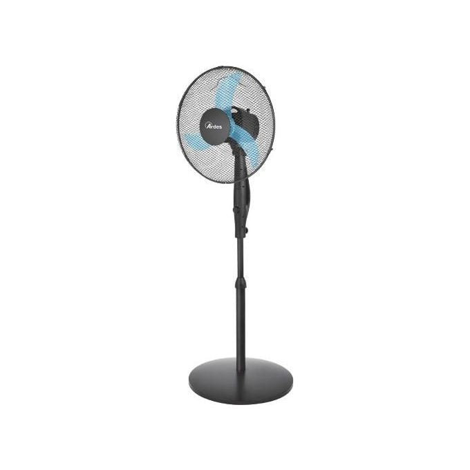 Ardes AR5EA41PB Easy 41PB Plus Ventilatore a Piantana 40 cm 50W 3 Velocita' Oscillazione Automatica Altezza Regolabile 130 cm colore Nero