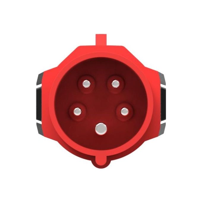 NRGkick 20001003 Adattatore CEE 16A 5 Poli Trifase Fino a 11 kW IP67 IK10 colore Rosso
