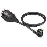 NRGkick 20001005 Adattatore spina tipo E+F Schuko 13A 230V con protezione surriscaldamento lunghezza cavo 1,3 m colore Nero