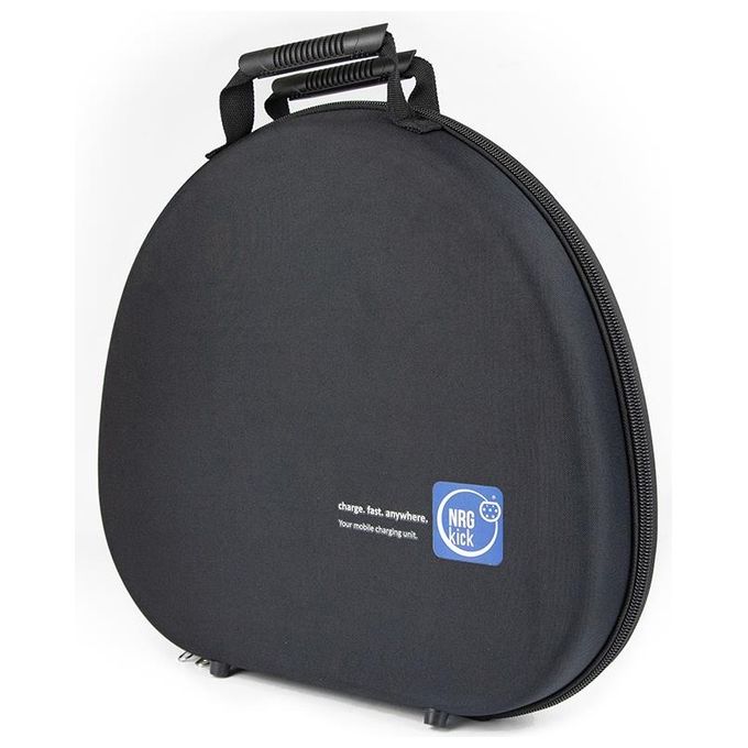 NRGkick 20001007 Borsa da Trasporto per Unita' di Ricarica Cavi e Accessori con Chiusura a Cerniera e Manico Colore Nero