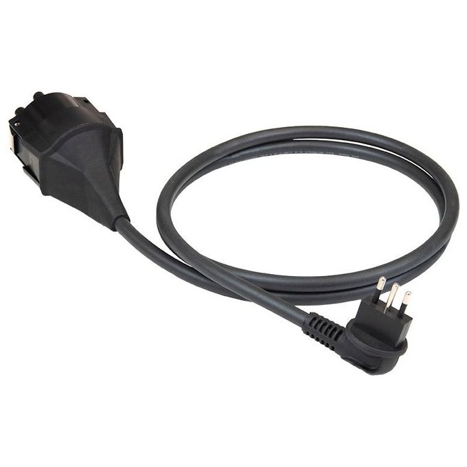 NRGkick 20001011 Adattatore Spina Tipo L Smart Attachment 10A IP67 per Ricarica Veicoli Elettrici colore Nero