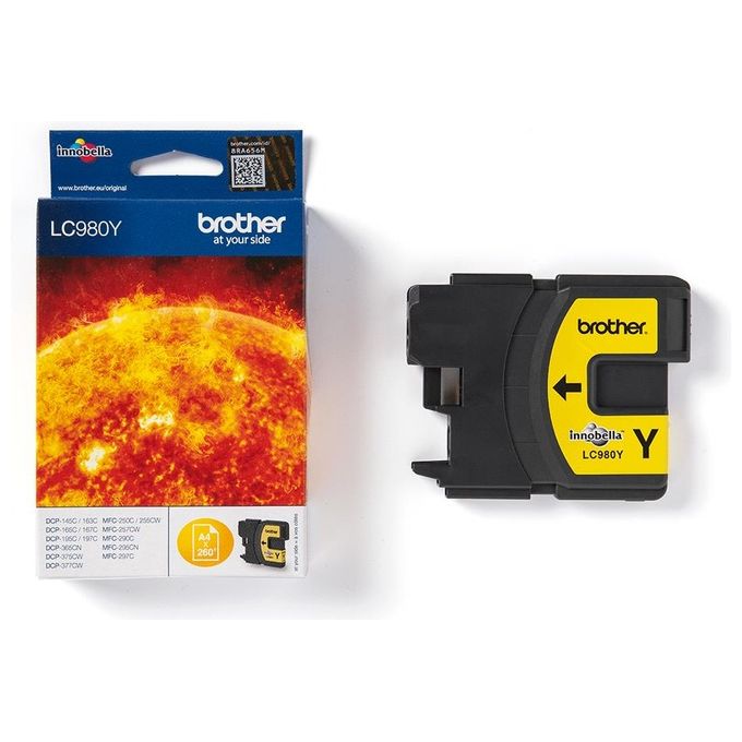 Brother LC-980Y Giallo DCP-165C Inkjet - getto dinchiostro Cartuccia originale