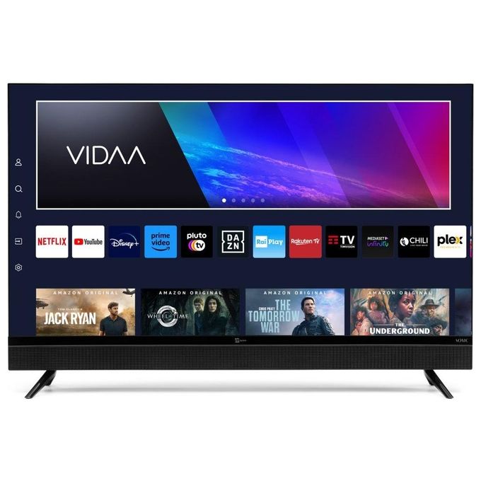 TELE System SONIC32FL SMV14 Smart TV LED 32'' HD DVB-T2 DVB-S2 Soundbar 40W VIDAA Wi-Fi colore Nero
