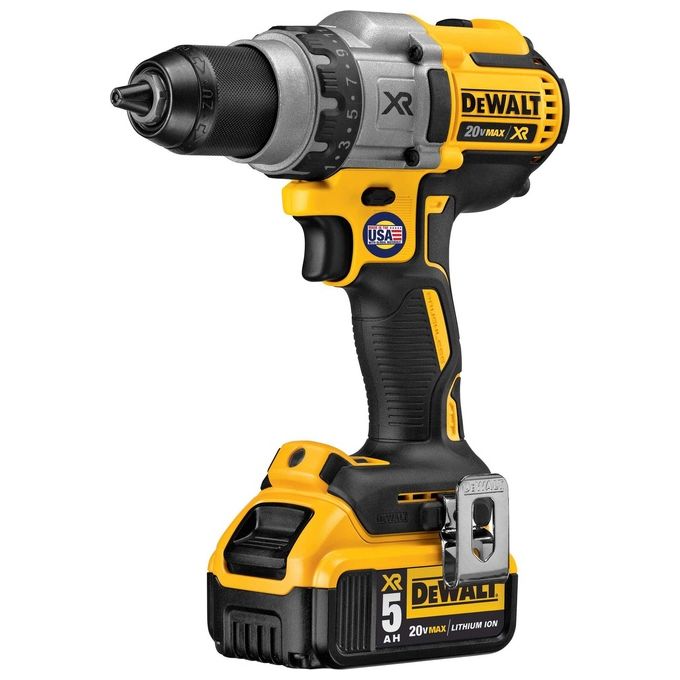 DeWalt DCD991P2 18V 2x 5,0 Ah Trapano Avvitatore a Batteria 3 Velocita'