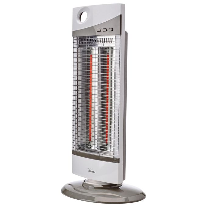 Bimar Riscaldatore Elettrico Oscillante con Resistenze al Carbonio 500-1000W