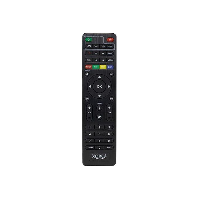 Xoro HRS 8830 Decoder Satellitare Full HD Tivu'sat Smart Card Merlin Inclusa DVB-S2 HEVC Telecomando 2in1 colore Nero
