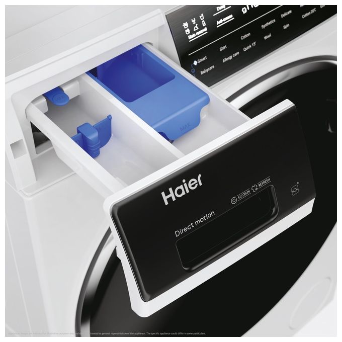 Haier I-Pro Series 7 Plus HW80-B14979TU1 Lavatrice Caricamento Frontale 8Kg 1400 Giri-min Classe Energetica A Bianco