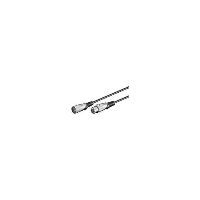 Wentronic cavo xlr 3 poli maschio-femmina metri 6