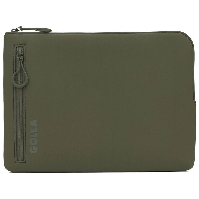 Golla Custodia Notebook 601658 Sleeve Verde Protezione Elegante e Resistente per Dispositivi Fino a 15 Pollici