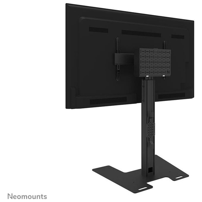 Neomounts FL45S-825BL1 Supporto da pavimento per TV 37-75'' Regolabile in Altezza 104-157 cm con Gestione Cavi e Piastra di Sicurezza colore Nero