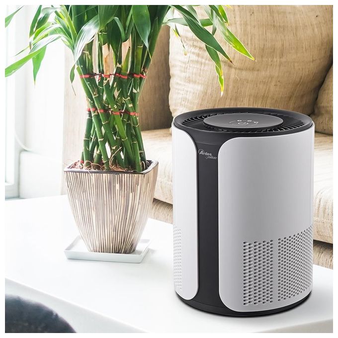 Ardes ARM8P02 NEAT Purificatore d'aria per ambienti fino a 25 m² con filtro HEPA H13 55 dB colore Nero