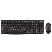 Logitech MK120 KIT_ Tastiera e Mouse, Layout Tedesco Qwertz, Nero