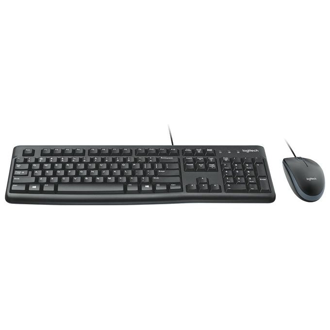 Logitech Desktop MK120 Set mouse e tastiera USB International NSEA