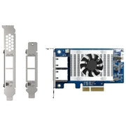 QNAP QXG-10G2T-X710 Scheda di rete dual-port 10GbE PCIe Gen3 x4 con controller Intel X710 colore Nero