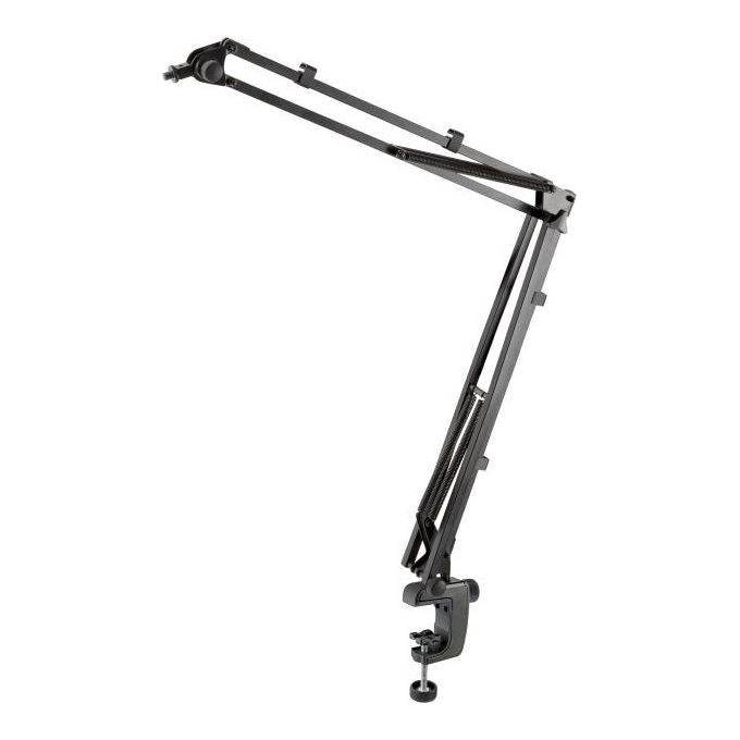 KandM 23840-300-55 Braccio da Tavolo per Microfono Lunghezza Regolabile da 460 a 960 mm Carico Massimo 0,8 Kg Attacco 3-8'' e 5-8'' colore Nero