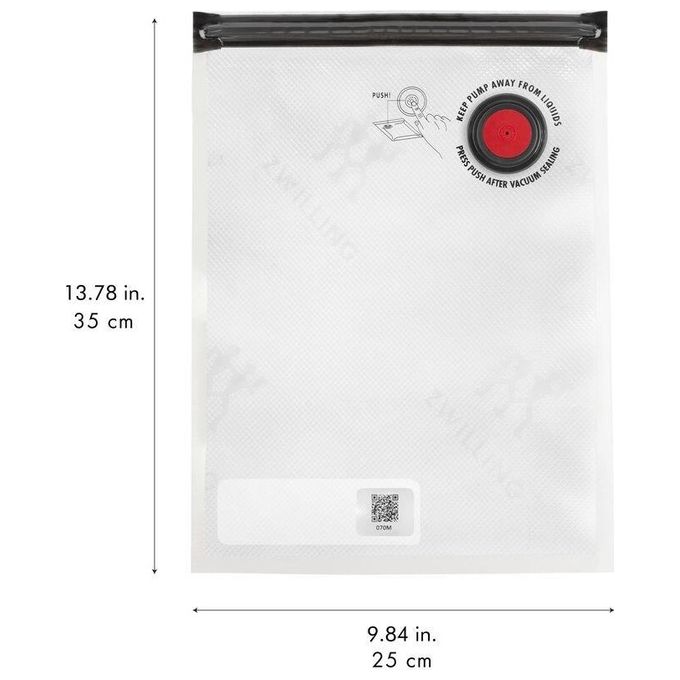 Zwilling FreshSave Set Sacchetti Sottovuoto M 10 Pezzi