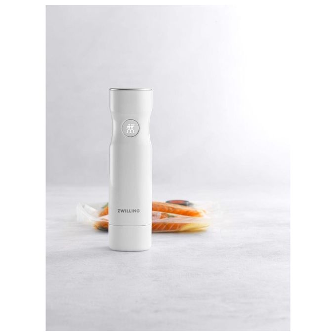 ZWILLING 36801-000 FRESH and SAVE Pompa per sottovuoto Ricaricabile senza fili Batteria al Litio 19 cm colore Bianco