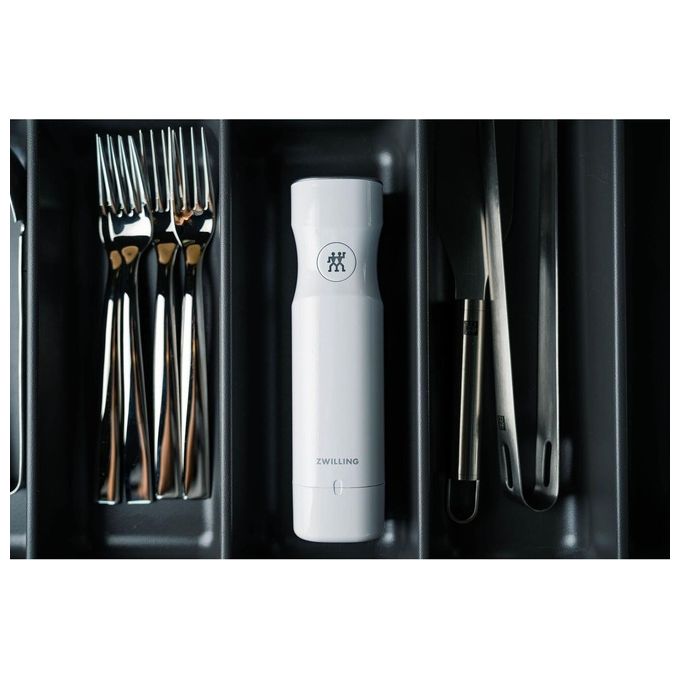 ZWILLING 36801-000 FRESH and SAVE Pompa per sottovuoto Ricaricabile senza fili Batteria al Litio 19 cm colore Bianco