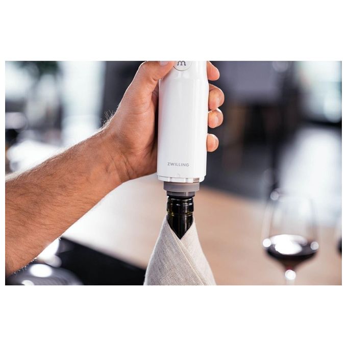 ZWILLING 36801-000 FRESH and SAVE Pompa per sottovuoto Ricaricabile senza fili Batteria al Litio 19 cm colore Bianco