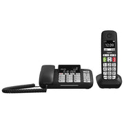 Gigaset S30350-H220-B101 DL780 Plus Telefono analogico DECT con combinatore cablato e cordless vivavoce identificazione chiamante rubrica 99 voci colore Nero