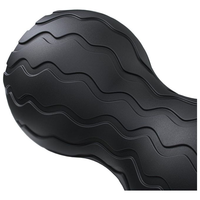 Therabody WAVEDUO-EU Theragun WaveDUO Rullo Vibrante con 5 Livelli di Vibrazione e Design Ergonomico per Schiena Collo e Polpacci colore Nero