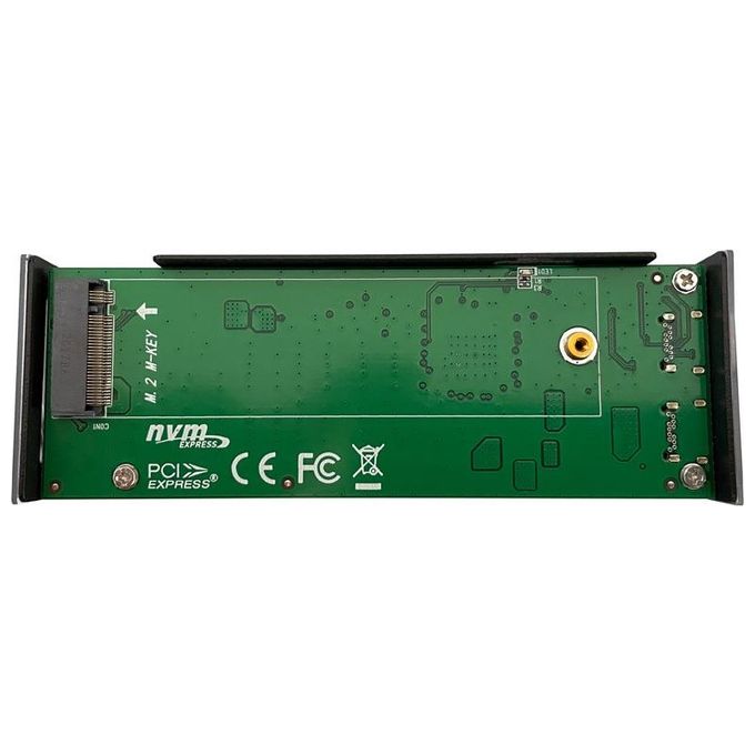 LC-Power LC-M2-C-NVME-2X2 Box Esterno SSD M.2 NVMe USB 3.2 Gen 2x2 fino a 20 Gbit-s in Alluminio colore Nero