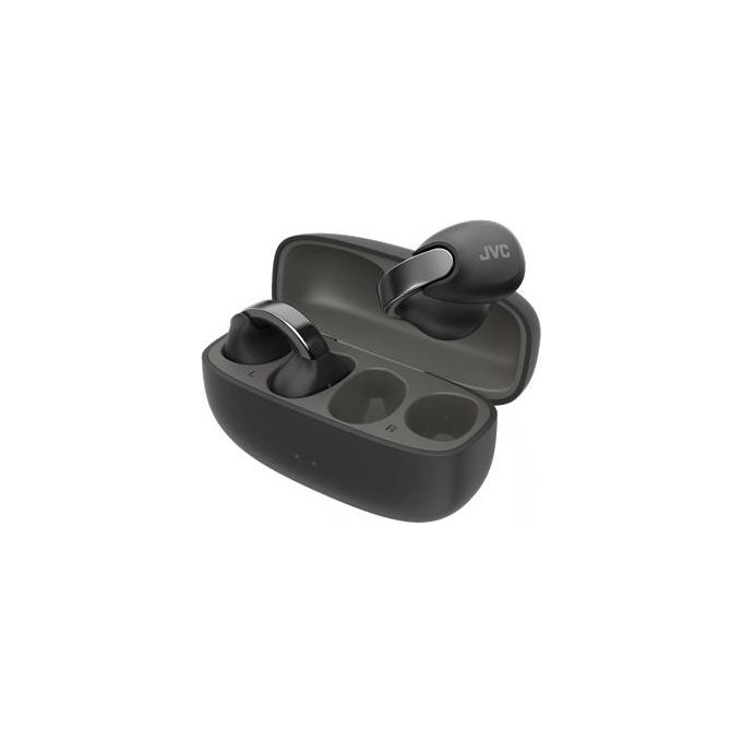 JVC HA-NP1T-B Nearphone Auricolare Earcuff True Wireless Bluetooth 5.3 Open Ear IPX4 8h autonomia colore Nero
