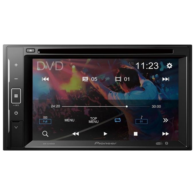 Pioneer AVH-A240DAB Autoradio 2 DIN Sintolettore CD DVD Touch 6.2'' DAB DAB+ Bluetooth USB 200 W colore Nero