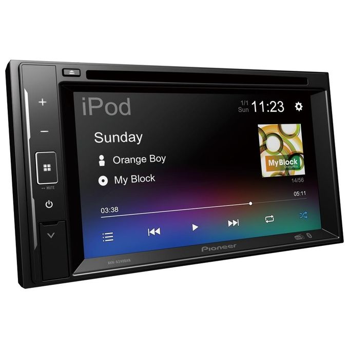 Pioneer AVH-A240DAB Autoradio 2 DIN Sintolettore CD DVD Touch 6.2'' DAB DAB+ Bluetooth USB 200 W colore Nero