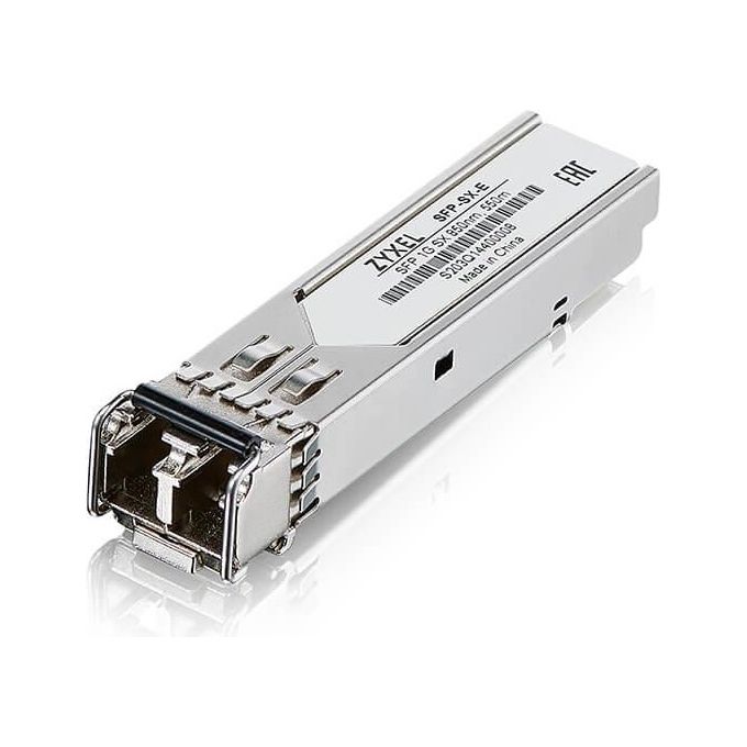 ZYXEL 4718937619214 SFP-SX-E Modulo Ricetrasmettitore Fibra Ottica 1000 Mbit-s 850 nm LC Distanza fino a 550 m colore Acciaio