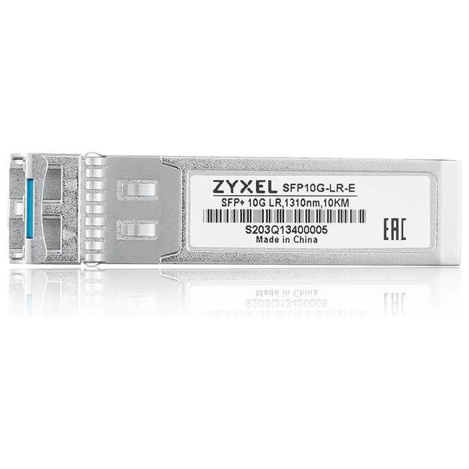 Zyxel SFP10G-LR-E-ZZBD01F Modulo Ricetrasmettitore di Rete Fibra Ottica SFP+ 10000 Mbit-s 1310 nm LC Monomodale fino a 10 km colore Acciaio