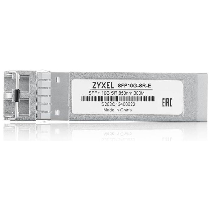 Zyxel SFP10G-SR-E-ZZBD01F Modulo ricetrasmettitore di rete Fibra ottica 10000 Mbit-s SFP+ 850 nm LC 300 m colore Acciaio