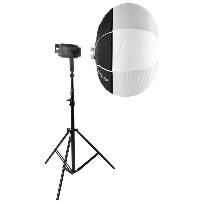Nanlite LT-80 Lantern 80 Easy-Up Softbox a lanterna per Forza 200 300 500 attacco Bowens diametro 80 cm colore Nero Bianco