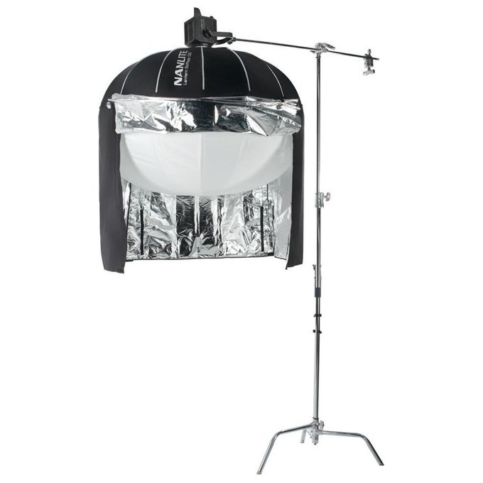 NANLITE 3789 LT-120 Lantern Softbox per luci LED fino a 500 W e teste flash Bowens colore Bianco e Nero